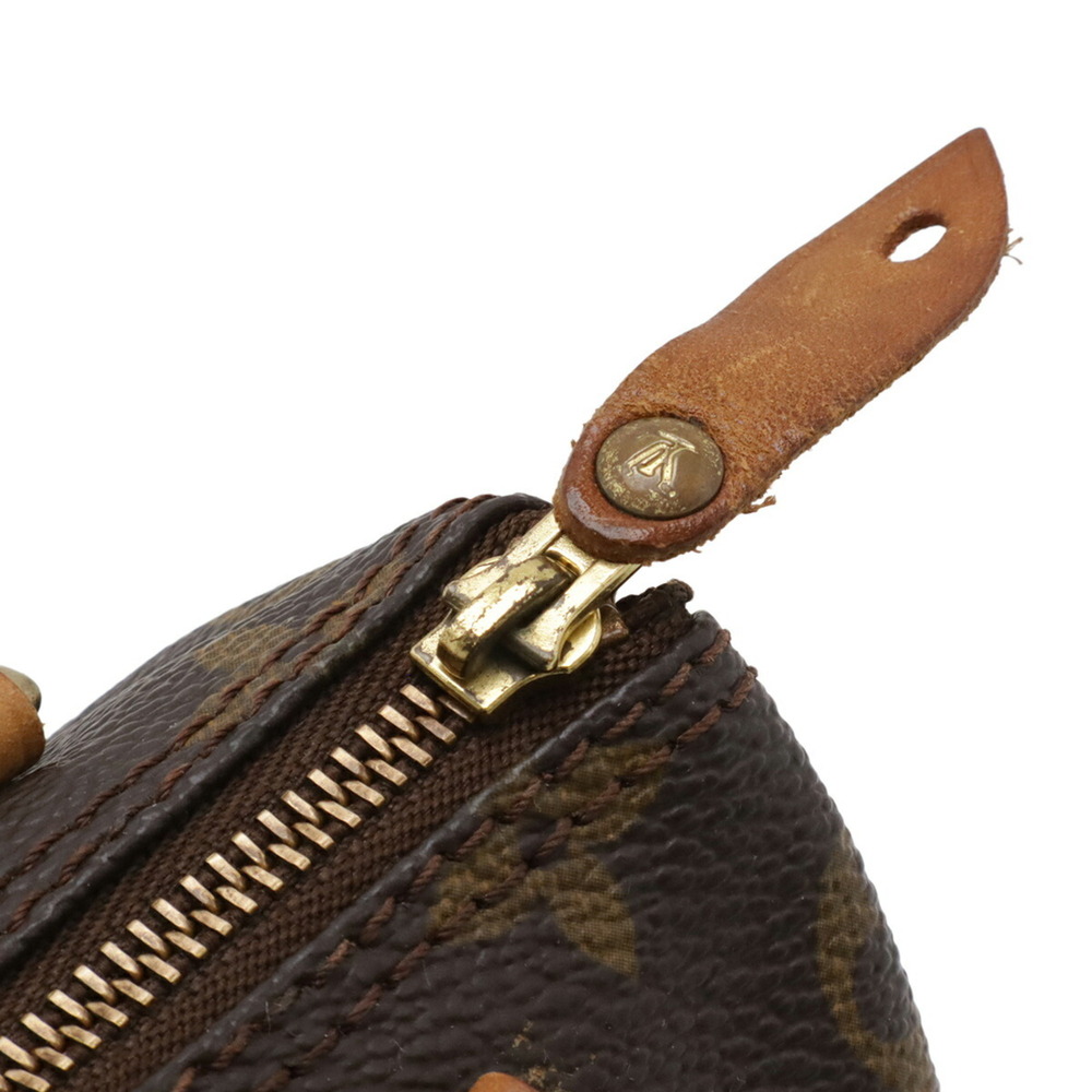 LOUIS VUITTON Brown Monogram Mini Speedy Pouch - Picture 5 of 9